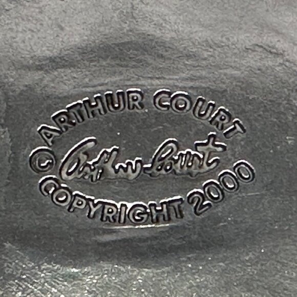 Arthur Court Grape 8" trivet tray Aluminum Hollowware 2000 VINTAGE! - Picture 3 of 3